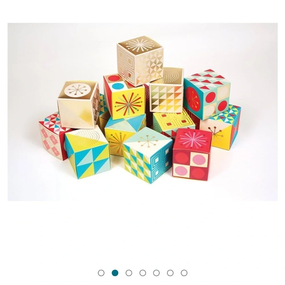 Princeton Architectural Vintage Sparkle Paper Origami Festive Ornament Craft Set